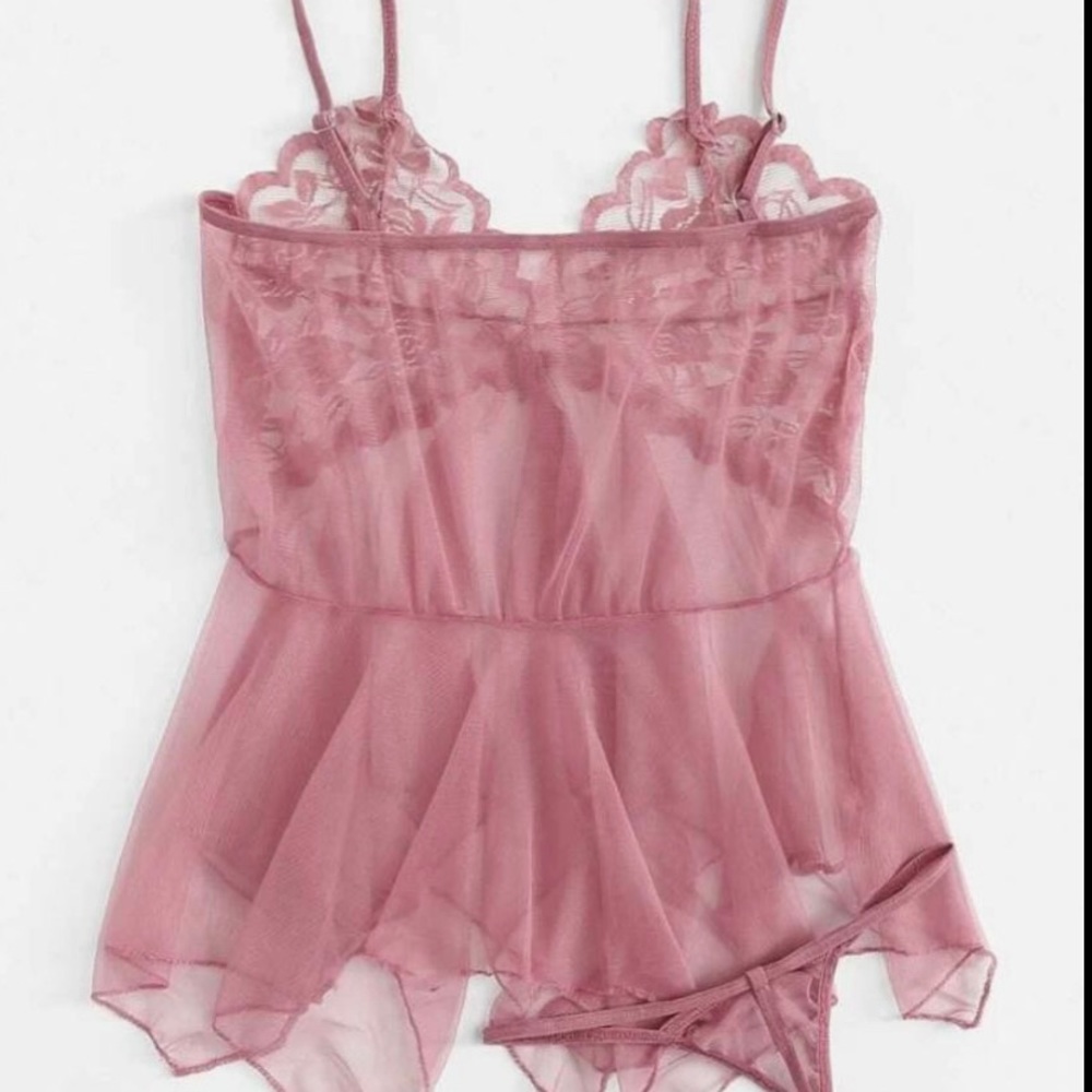 Rose Colored Teddy